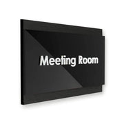 Табличка «Meeting room» со шрифтом Брайля — «Buro» дизайн